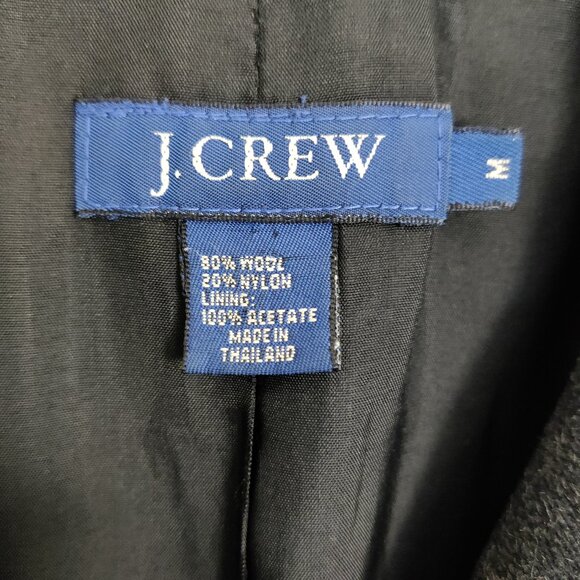 J. Crew Women's Wool Winter Jacket Size M Old Money Quiet Luxury Winter Classic - Picture 3 of 9